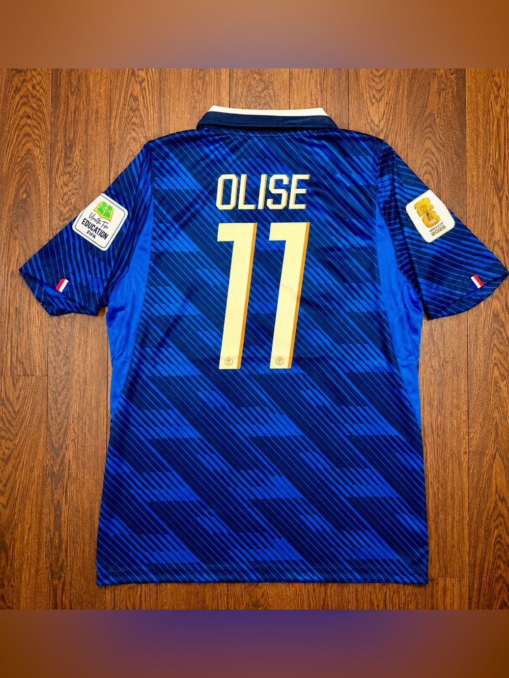 France Olise World Cup 2026 Soccer Home Jersey - Size Large Men Fan Version